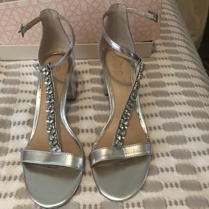 Jewel Badgley Mischka Morley Embellished Evening Shoes